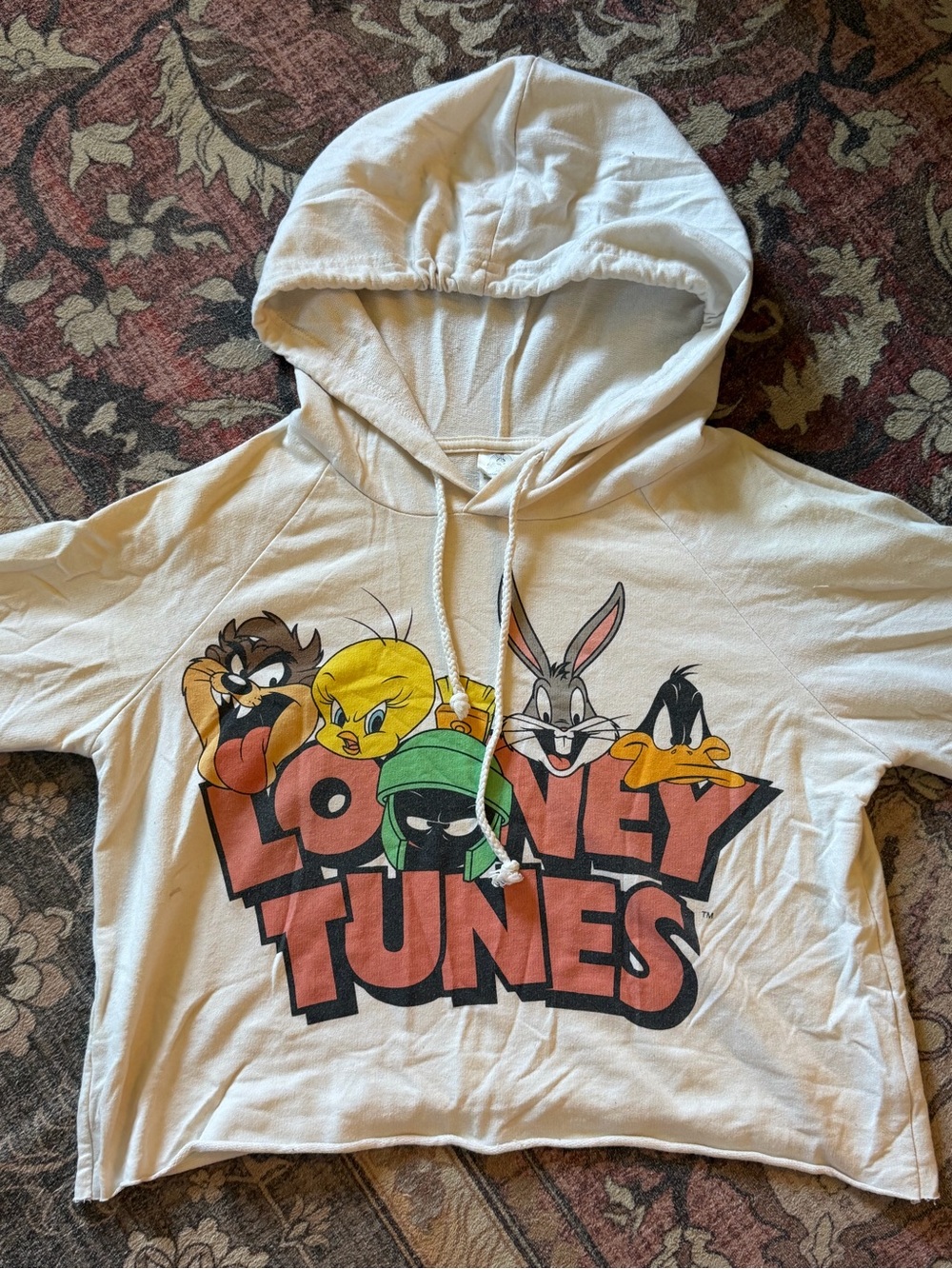 Looney Tunes Graphic Hoodie Crop